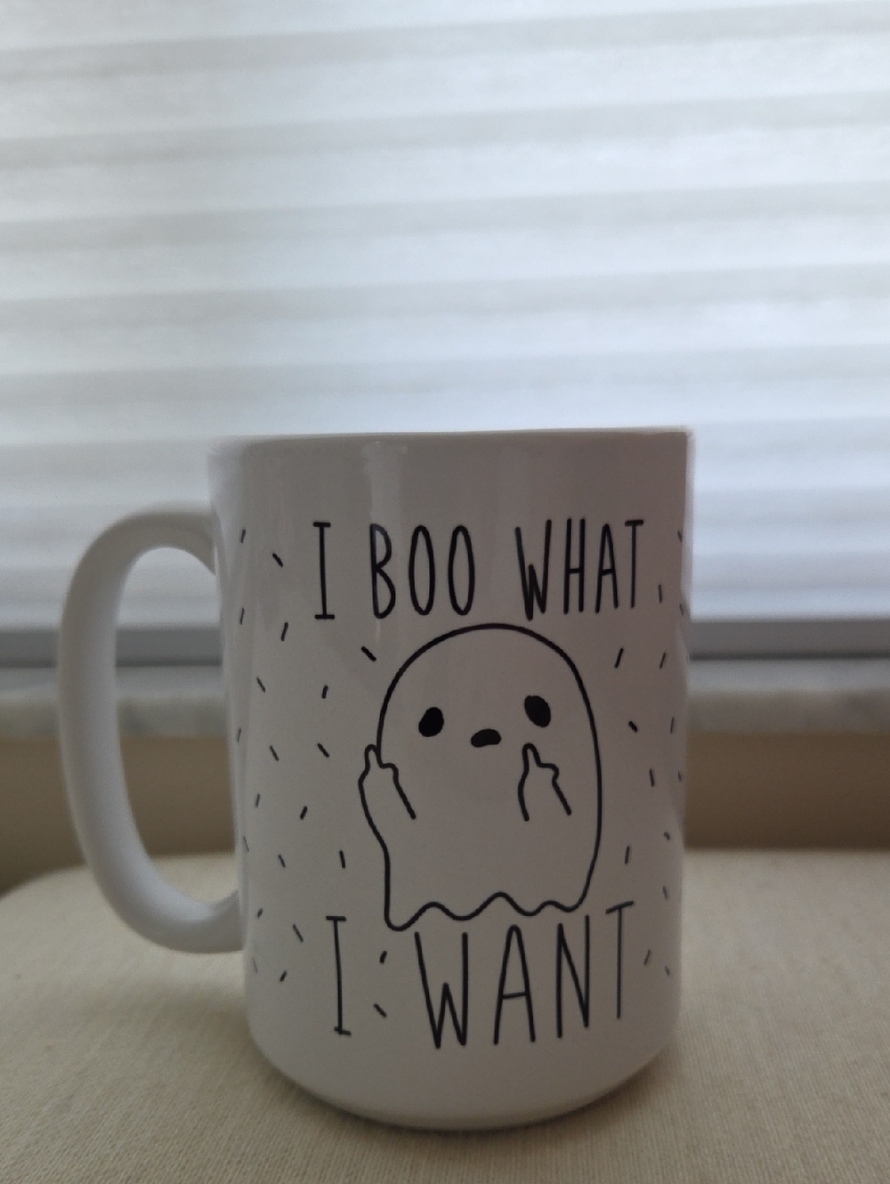 I Boo What I Want Ghost Mug